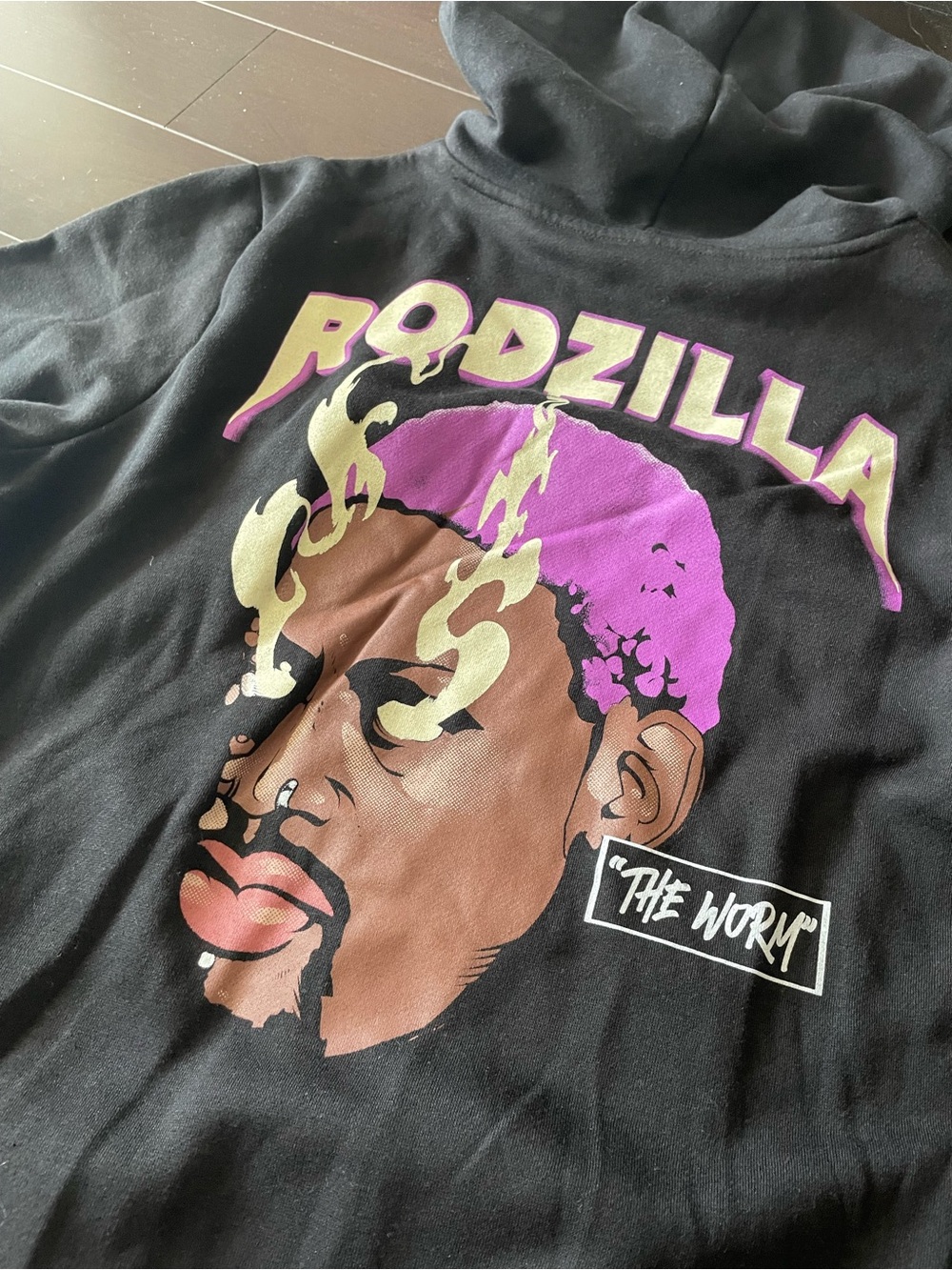 NEW Special Edition Dennis Rodman Rodzilla Basketball Chicago Bulls Hoodie